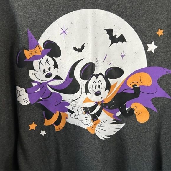 Disney Halloween Mickey & Minnie Mouse Sweater, Sz Large - Picture 15 of 15